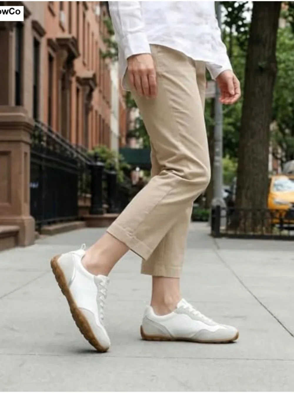 Retro Zero Drop Walking Sneakers for Women - Lightweight Oxford & Faux Suede